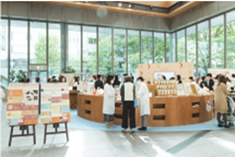 A large-scale, hands-on wellness event (Marunouchi Building, first floor, Maru Cube)