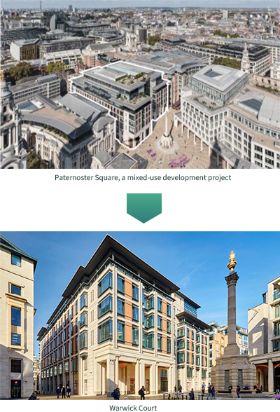 Paternoster Square, a mixed-use development project / Warwick Court