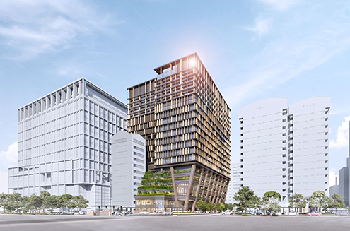 外観イメージ（西側）